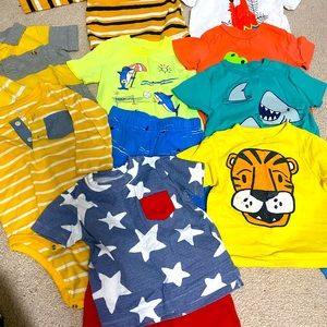 Pre- loved lot of boy toddlers clothes. Very good condition. Worn 1-2 times max.